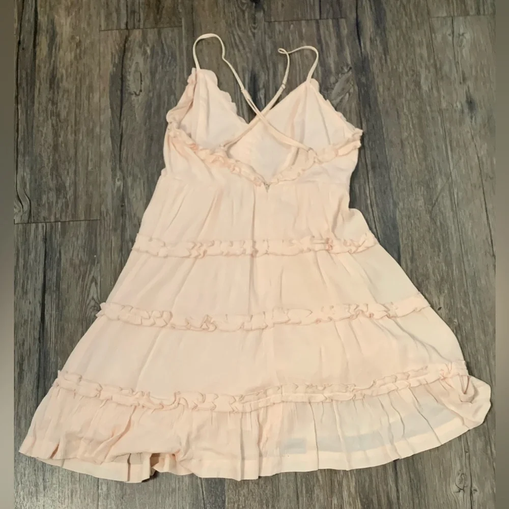 Pink Ruffle Dress - Picture 2 of 2